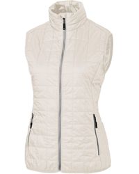 Cutter & Buck - Rainier Primaloft Eco Insulated Full Zip Puffer Vest - Lyst