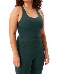 GIRLFRIEND COLLECTIVE - Paloma Longline Sports Bra Moss - Lyst