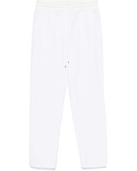 Lorena Antoniazzi - Relaxed Fit Cotton Trousers With Drawstring Waistband - Lyst