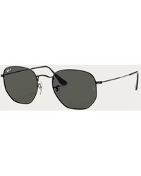 Ray-Ban - Hexagonal Flat Lense Sunglasses - Lyst