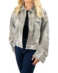 Le Miel - Smoked Out Denim Jacket - Lyst