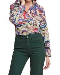 Hinson Wu - Diane Paisley Print Shirt - Lyst