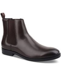 Alfani - Faux Leather Pull On Chelsea Boots - Lyst