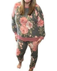 Honeyme - Floral Lounge Set - Lyst