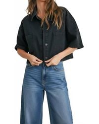 Buttermelon - Selina Button Front Cropped Jacket - Lyst