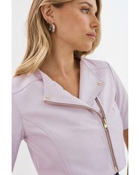 Lamarque - Kirsi 21 Cropped Biker Jacket - Lyst