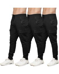 Blu Rock - Cotton Flex-Stretch Cargo Jogger-3 Pack - Lyst