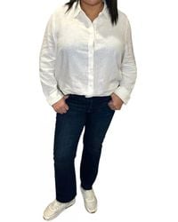 Risen - Classic Fit Linen Button Down Shirt - Lyst