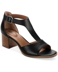 Style & Co. - Kendaall Faux Leather Open Toe T-strap Sandals - Lyst