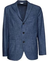Boglioli - Denim K Jacket Classic Blazer - Lyst