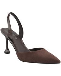 Marc Fisher - Hadya 2 Faux Leather Pointed Toe Slingback Heels - Lyst