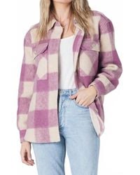 Saltwater Luxe - Long Sleeve Plaid Jacket - Lyst
