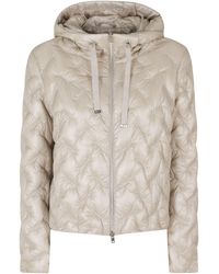 Herno - Chantilly High Neck Drawstring Double-Slider Zip Polyamide Down Jacket - Lyst