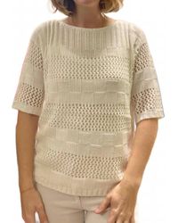 Marble - Crochet Sweater Top Set - Lyst