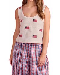 Double A - Roxy Top Betsy Rose Vest - Lyst