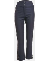 Jonathan Simkhai - Side Stripe Gabardine Trousers - Lyst