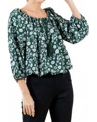 Love - Margaret Evergreen Top - Lyst