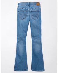 American Eagle Outfitters - Ae Next Level Super Low-rise Flare Jean - Lyst