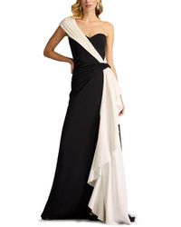 Tadashi Shoji - Lune Waterfall Sash Gown - Lyst
