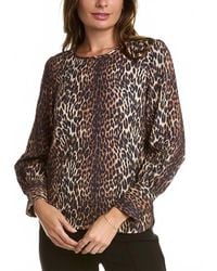 tyler boe - Textured Leopard Top - Lyst