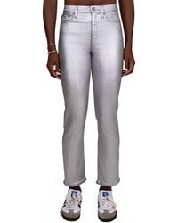 DAZE - Coated Slim Straight Leg Jean - Lyst