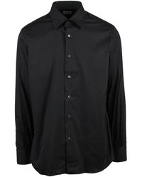 Mazzarelli - Cotton Polyamide Elastane Shirt - Lyst