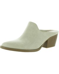 Style & Co. - Rubinn Block Heel Faux Leather Slide - Lyst
