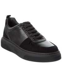 Ferragamo - Cassina Leather & Suede Sneaker - Lyst