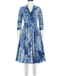 Samantha Sung - Pierre Leopard Audrey Dress #4 Long Dress - Lyst