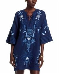 Johnny Was - Paulinna Tie Front Kimono Dress - Lyst