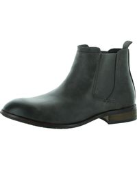 Vance Co. - Landon Faux Leather Slip On Chelsea Boots - Lyst