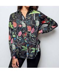 Vilagallo - Anastasia Print Blouse - Lyst