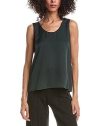 Theory - Sculpted Straight Shell Silk Top - Lyst