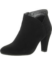 Eric Michael - Forest Faux Suede Round Toe Ankle Boots - Lyst