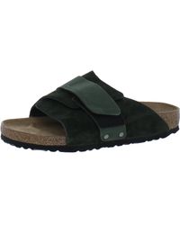 Birkenstock - Kyoto Solid Flat Slide Sandals - Lyst