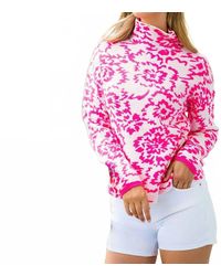 Thml - Blythe Floral Drop-Shoulder Sweater - Lyst