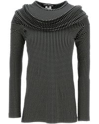 Junya Watanabe - Long-Sleeve Polka Dot Cotton T-Shirt - Lyst