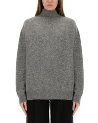 Alysi - Relaxed Fit Turtleneck Shirt - Lyst