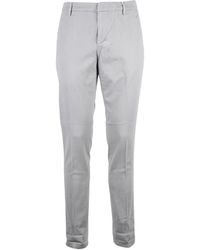 Dondup - Light Gaubert Slim-Fit Modal-Cotton Blend Trousers - Lyst