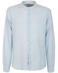 Fred Mello - Gray Linen Shirt - Lyst