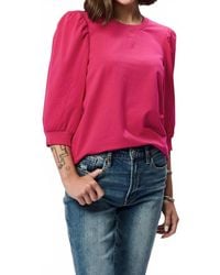 Another Love - Tamryn Short Puff Sleeve Top - Lyst