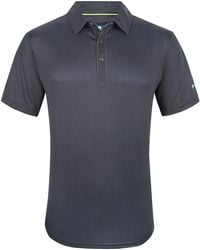 Tom Baine - Performance Geometric Print Four-Way Stretch Golf Polo - Lyst