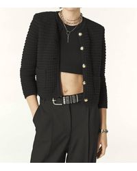 Ba&sh - Gaspard Decorative Knit Cardigan - Lyst