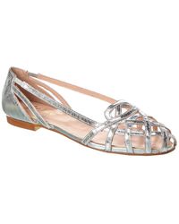 French Sole - Deejay Leather Flat - Lyst