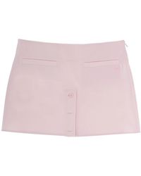 Courreges - Solid Mini Skirt - Lyst