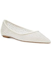 Stuart Weitzman - Emilia Mesh Flats Crystal Embellished Zap41 - Lyst