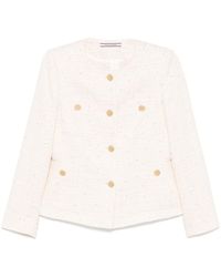 Tagliatore - Double-Breasted Jacket With-Tone Buttons - Lyst