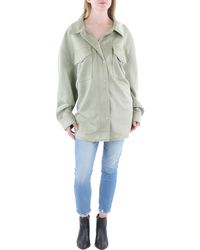 Levi's - Plus Faux Suede Collared Shirt Jacket - Lyst