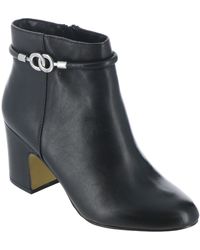 Bella Vita - Diaz Block Heel Leather Ankle Boots - Lyst
