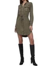 Bella Dahl - Flap Pocket Shirt Dress - Lyst